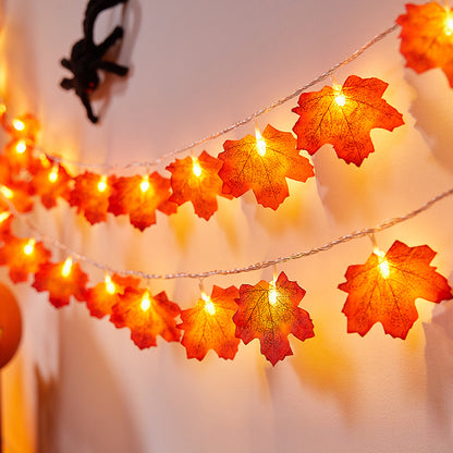 LED Maple Leaf Pumpkin Light