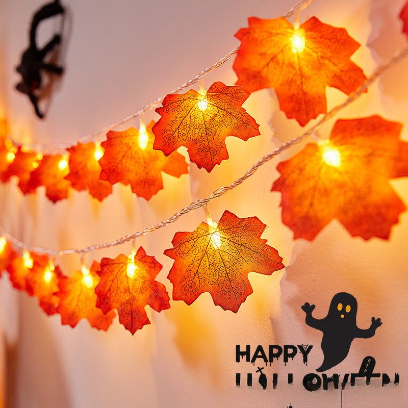 LED Maple Leaf Pumpkin Light