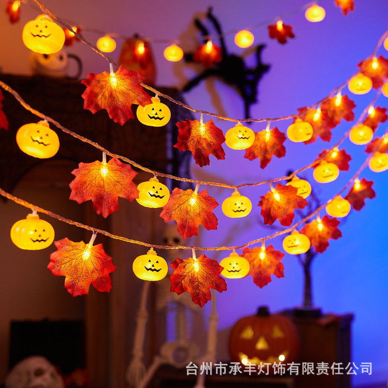 LED Maple Leaf Pumpkin Light