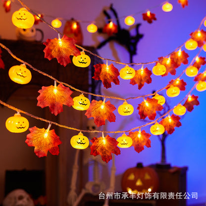 LED Maple Leaf Pumpkin Light