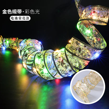 Christmas tree satin light strip