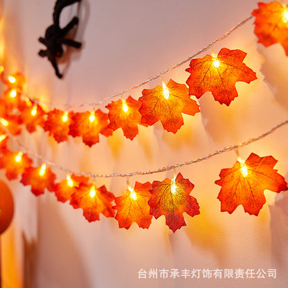 LED Maple Leaf Pumpkin Light