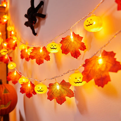 LED Maple Leaf Pumpkin Light