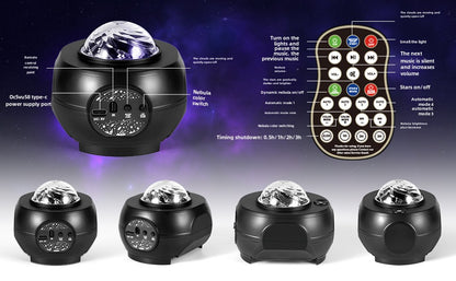 Whirlpool Starry Sky Projection Light